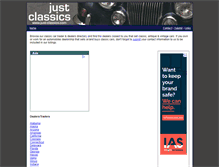 Tablet Screenshot of just-classics.com